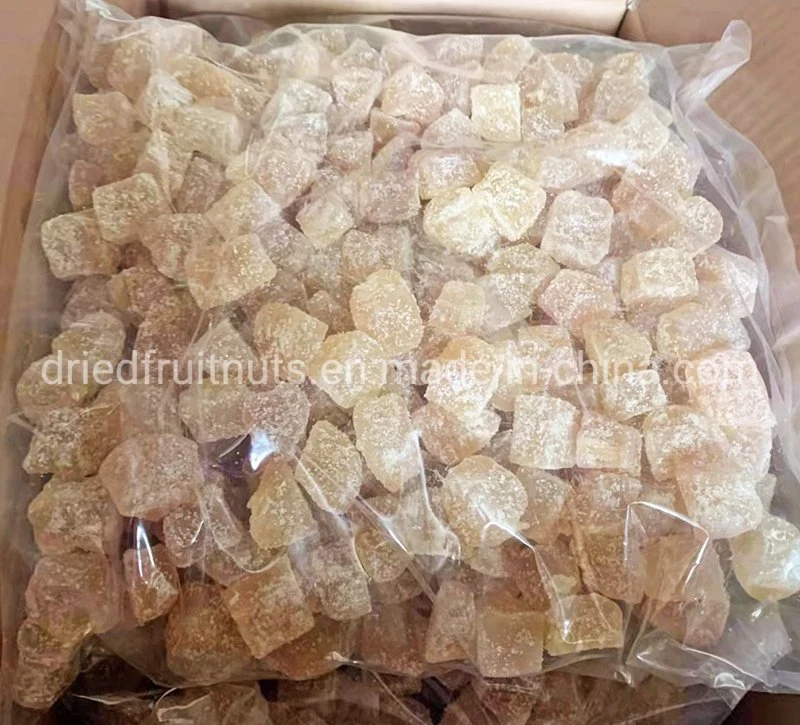 12-20mm Size Preserved Ginger Chunk Dried Crystallized Ginger